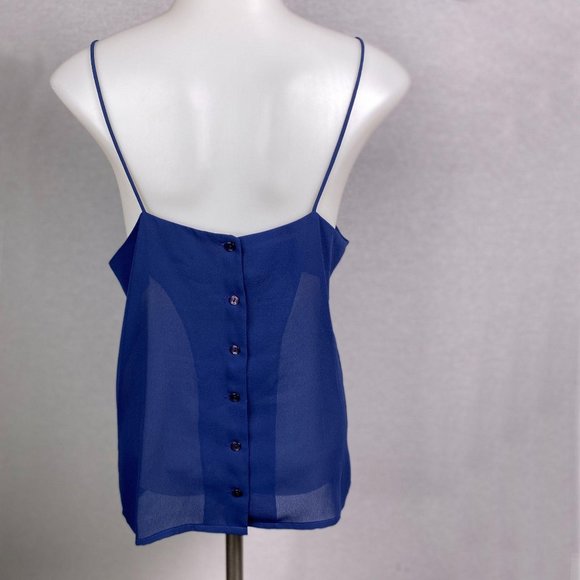 Vintage Upper Class Navy Blue Top, L - Picture 9 of 9